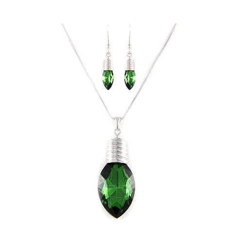 Christmas Crystal Jewelry Set