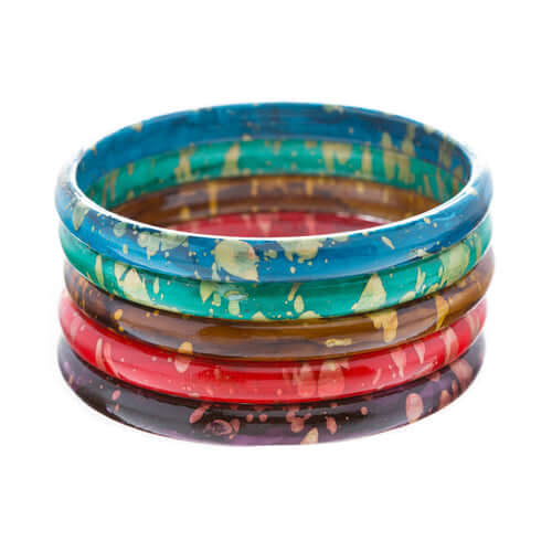 Abstract Multi Bangle Set