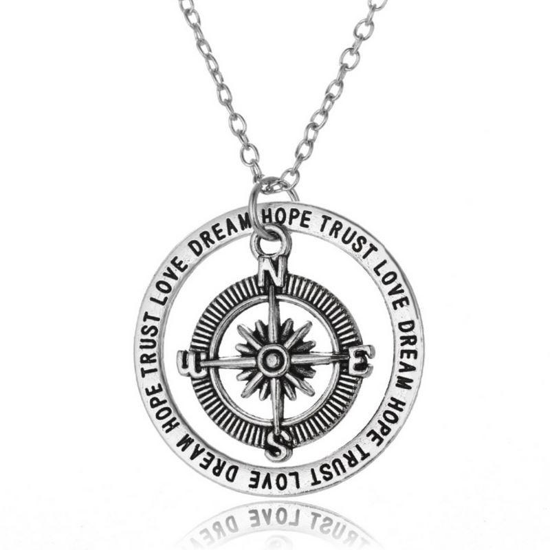 Compass Pendant Necklace