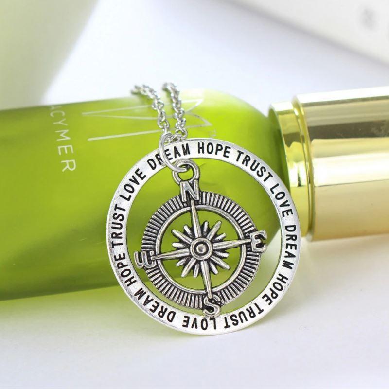 Compass Pendant Necklace