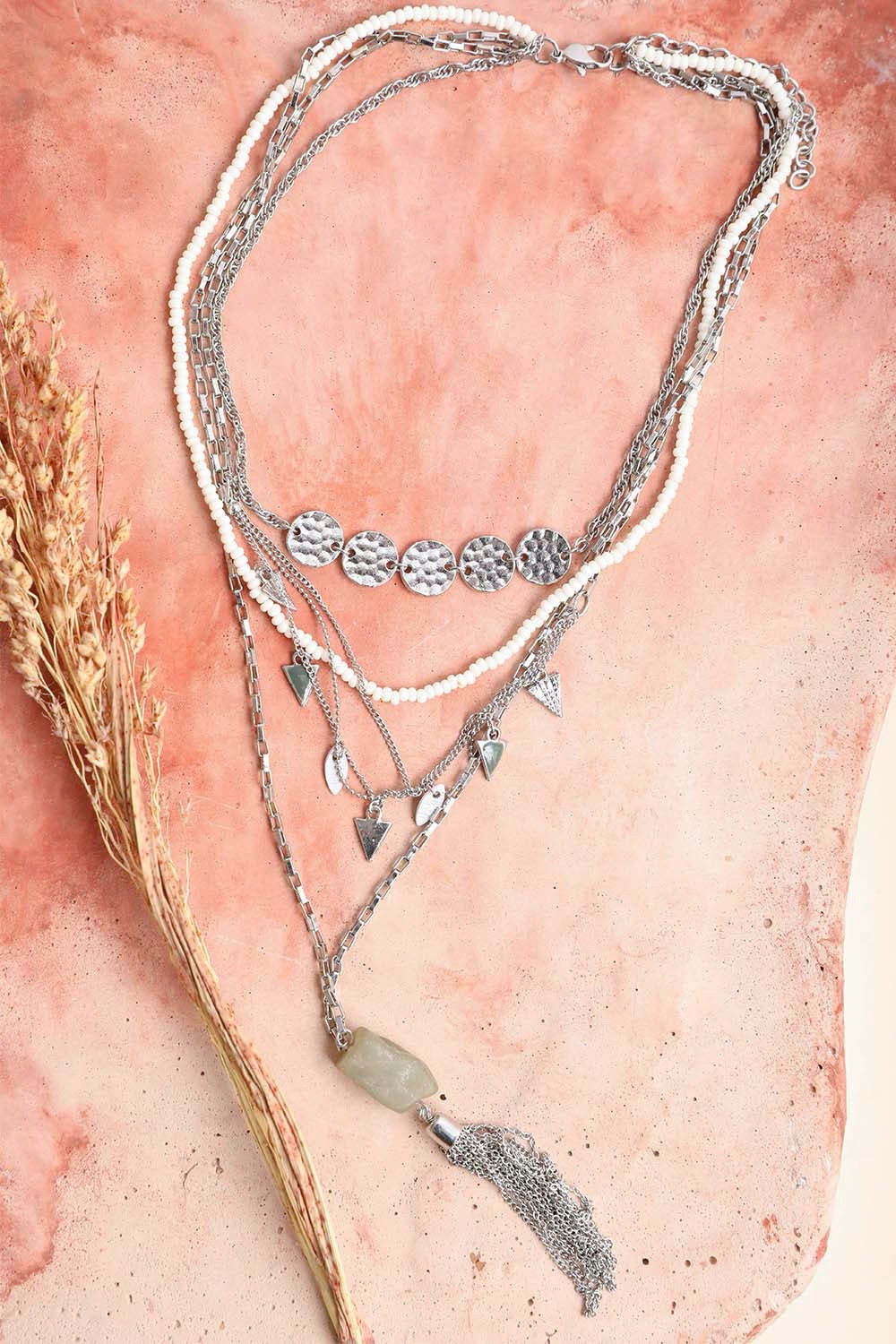 Jade Layered Necklace