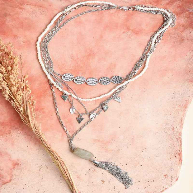 Jade Layered Necklace