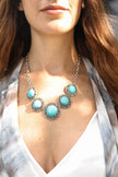 Hand-Cut Turquoise Necklace