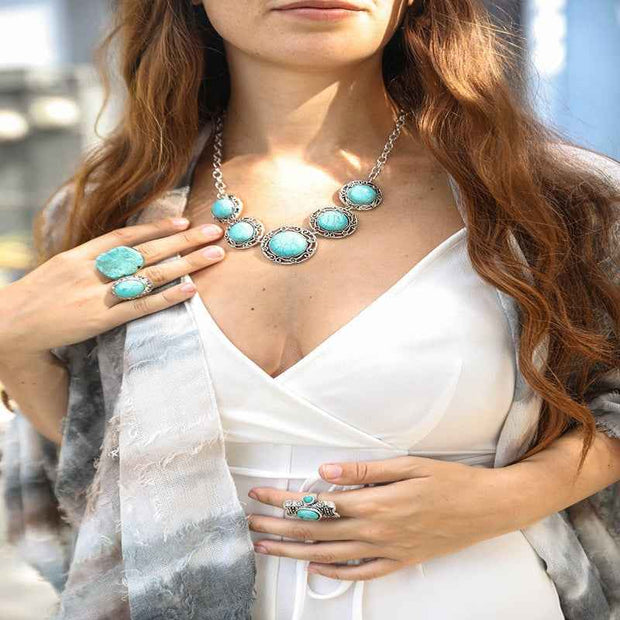 Hand-Cut Turquoise
