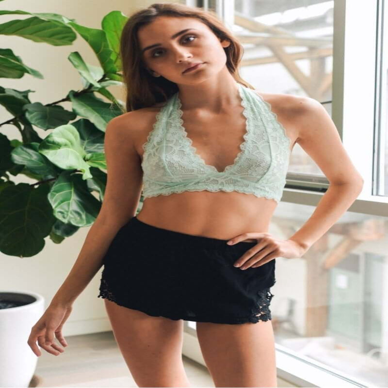 Lace Halter Bralettes