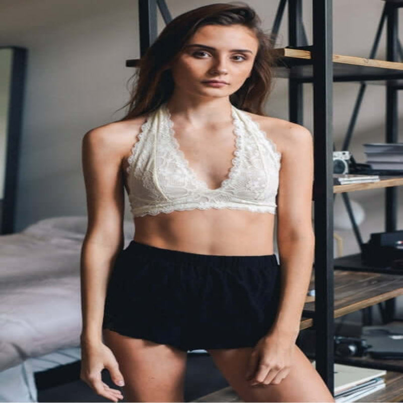 Lace Halter Bralettes