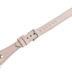 Leeds Double Tour Slim with Silver Bead Apple Watch Leather Straps