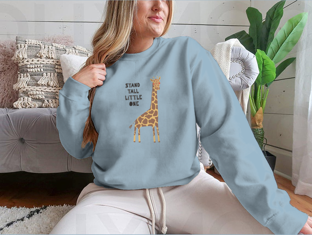 Suéter con diseño de jirafa