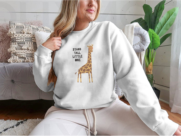 Sweater with Giraffe Design