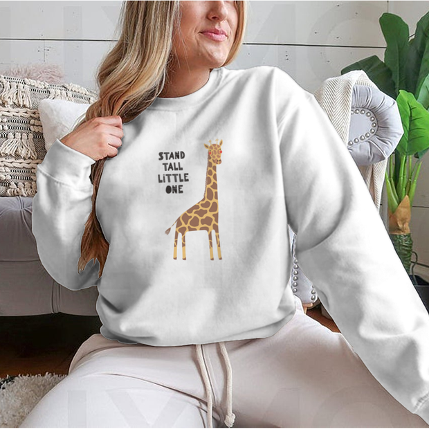 Sweater with Giraffe Design