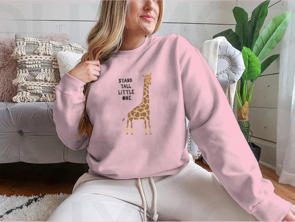 Sweater with Giraffe Design