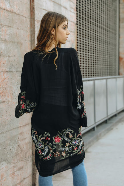 Floral Sheer Kimono