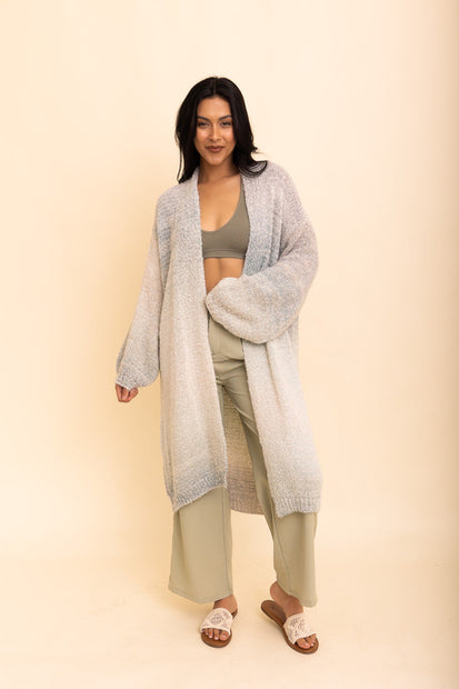Long Ombre Cardigan