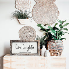 Love Laughter Sign