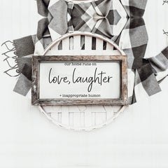 Love Laughter Sign