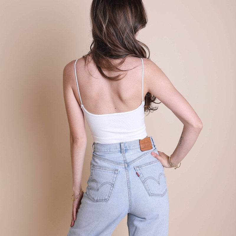 Women Ribbed Crop Tank Top Sleeveless Stretch Casual Wear