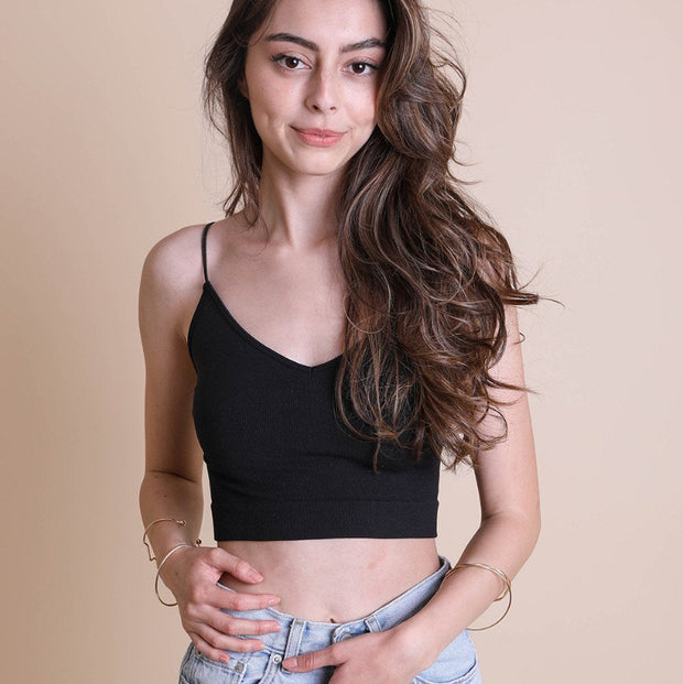 Women Ribbed Crop Tank Top Sleeveless Stretch Casual Wear