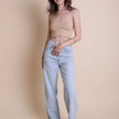 Women Ribbed Crop Tank Top Sleeveless Stretch Casual Wear