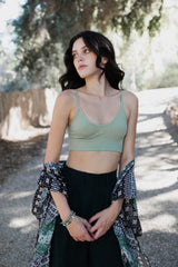 Bralette sin costuras con espalda baja ultra cómodo