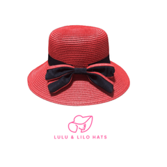 Lulu & Lilo Women's Sun hat with Bowtie Ribbon Collection