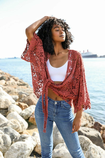 Lace Wrap Cover Up