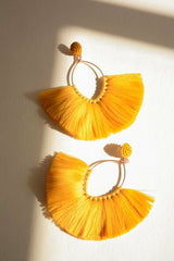 Marquise Hoop & Fan Earrings