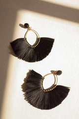 Marquise Hoop & Fan Earrings