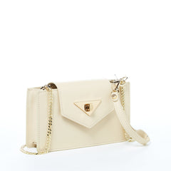 Mini sac bandoulière Mary Off White avec dragonne en cuir 