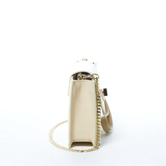 Mini sac bandoulière Mary Off White avec dragonne en cuir 