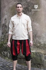 Pantalon Landsknecht Maximilian Noir/Rouge