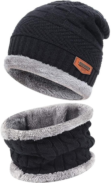 Unisex Fleece Hat & Scarf Set