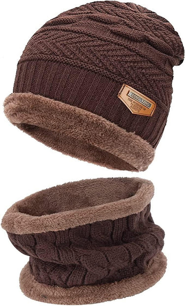 Unisex Fleece Hat & Scarf Set