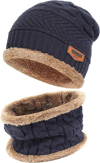 Unisex Fleece Hat & Scarf Set