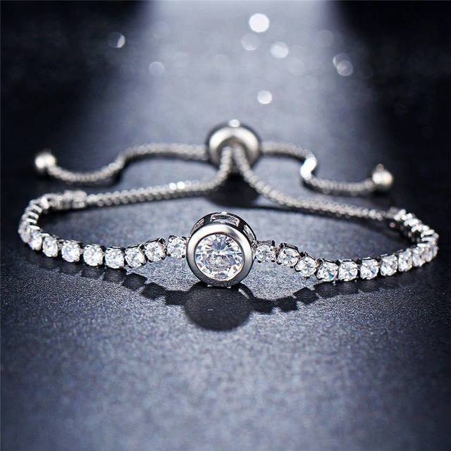 Pulsera de tenis de cristal