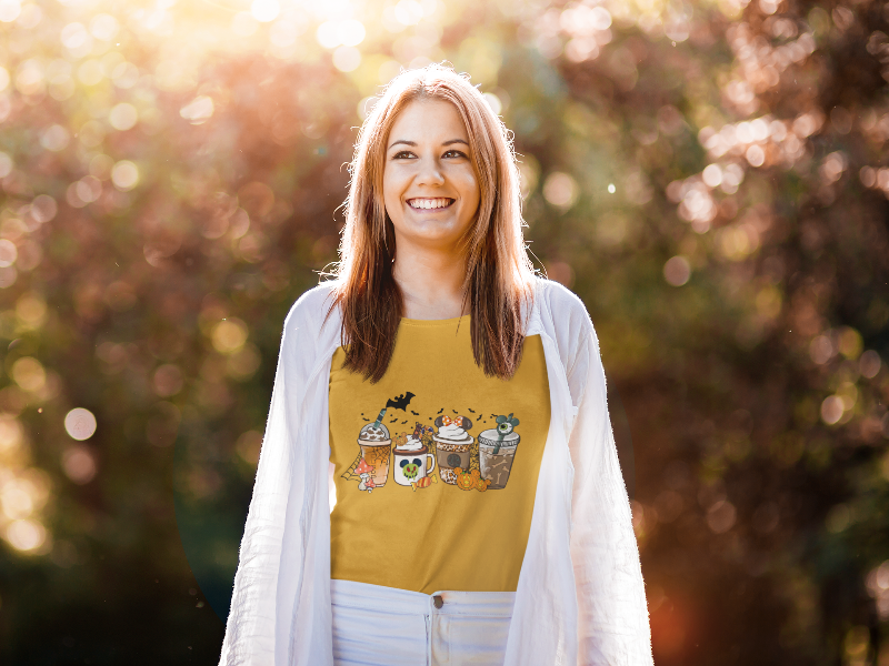 Classic Characters Coffee Tee