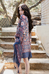 Kimono en tapisserie d'inspiration marocaine