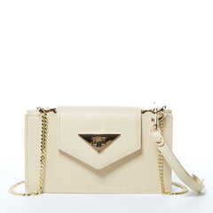 Mini sac bandoulière Mary Off White avec dragonne en cuir 