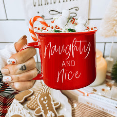 Naughty & Nice Holiday Mug