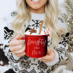 Naughty & Nice Holiday Mug