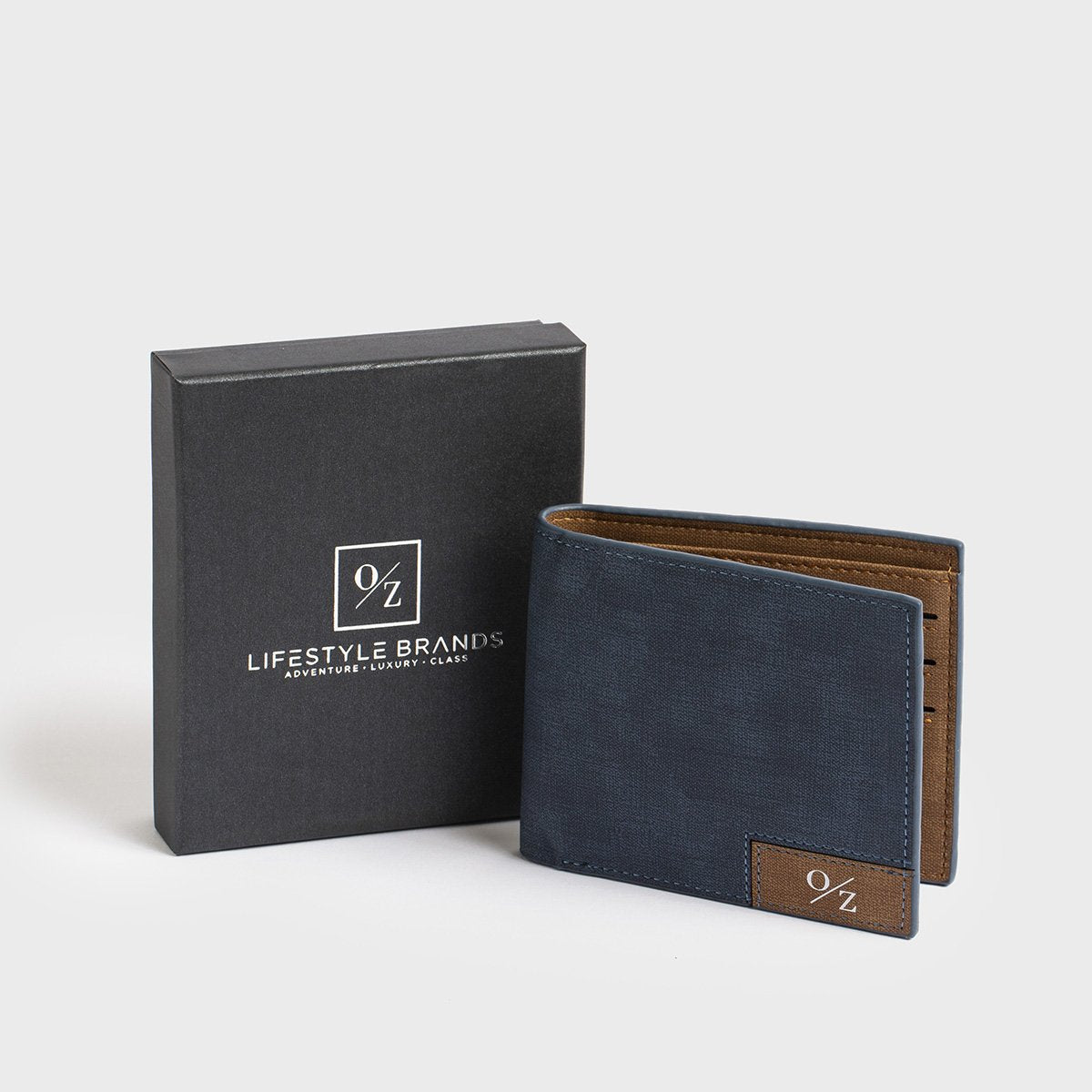 Cartera informal plegable para hombre