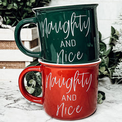 Naughty & Nice Holiday Mug