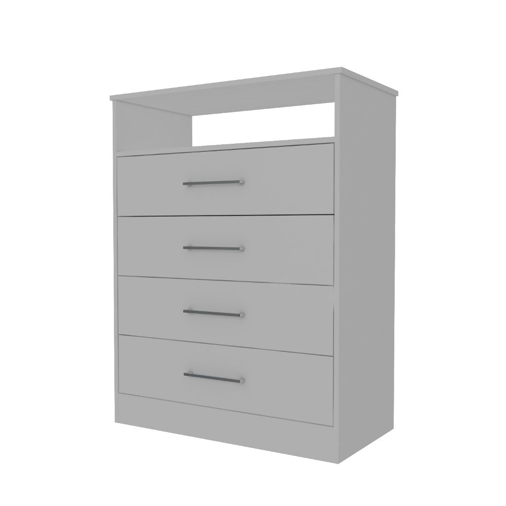 Dresser, Four Drawers, White Finish.