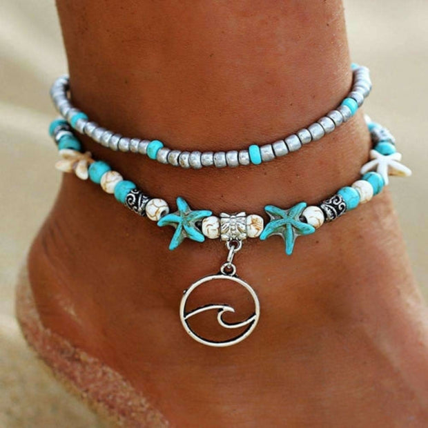 Ocean Layer Anklet