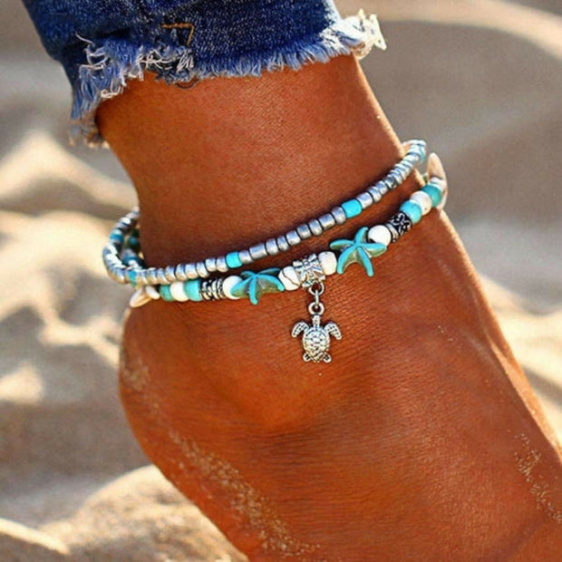 Ocean Layer Anklet