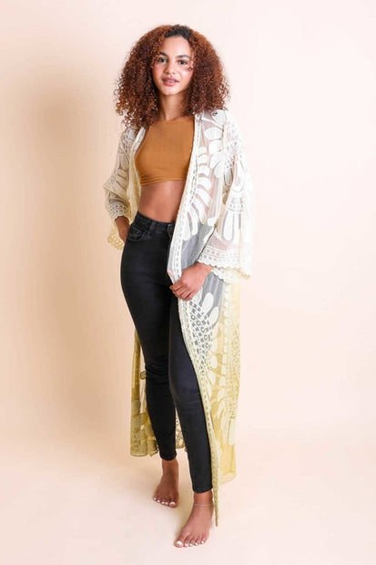 Bohemian Lace Kimono