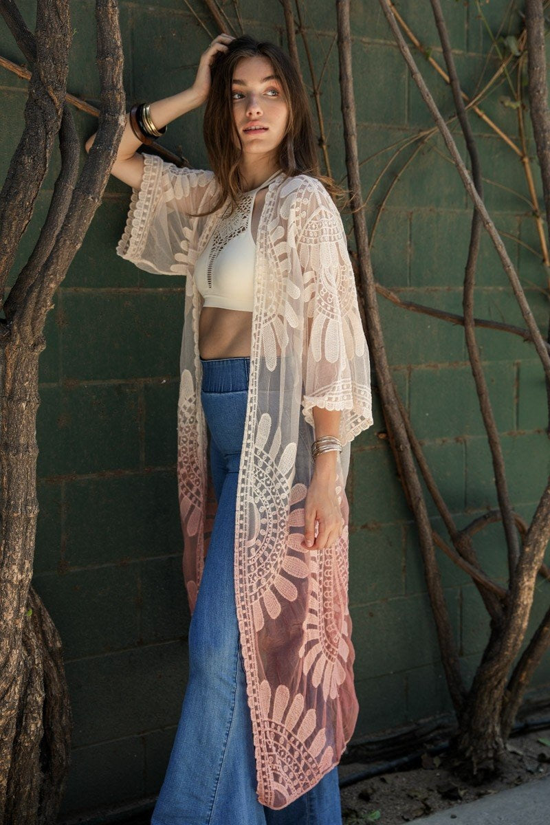 Bohemian Lace Kimono