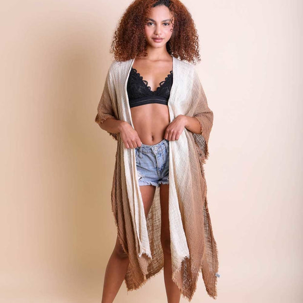 Kimonos de algodón ombré.