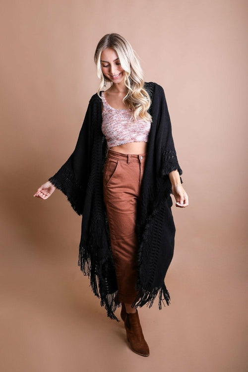 Open-Front Ruana