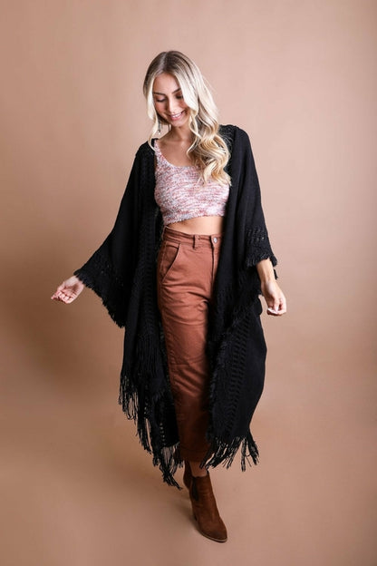 Open-Front Ruana