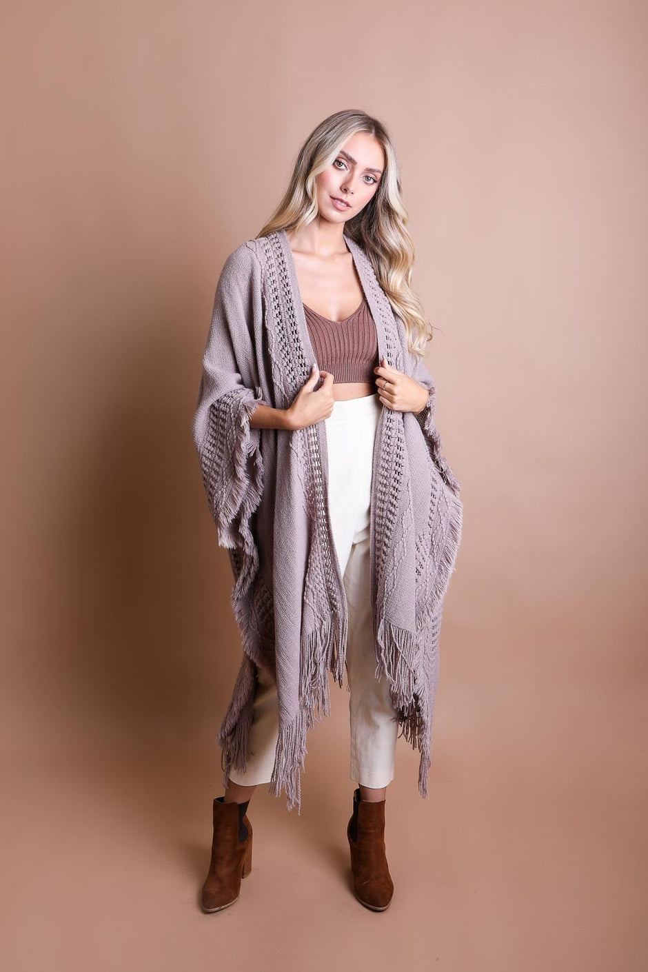 Open-Front Ruana